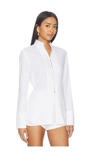 Martina Linen Top en . Taille 0. Also en 4, 6, 8 - SAU LEE - Modalova