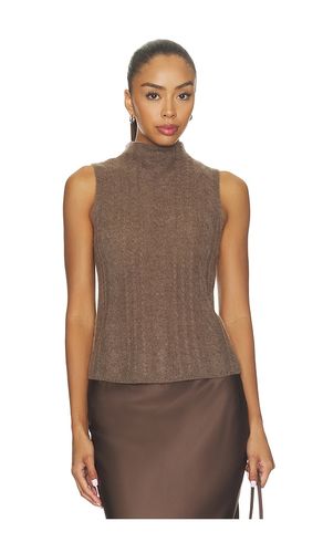 Salvia Sleeveless Cable Turtleneck Top en . Taille L. Also en M, S, XS - SABLYN - Modalova