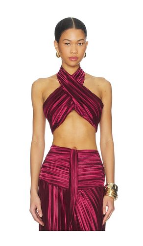 Joelle Plisse Halter Top en . Taille S. Also en M, L - Sonya Moda - Modalova