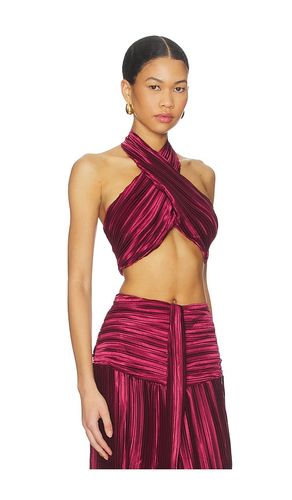 Joelle Plisse Halter Top en . Taille L. Also en M, S, XS - Sonya Moda - Modalova