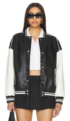 BLOUSON PARKER FAUX LEATHER VARSITY in . Size M, S, XL, XS - superdown - Modalova