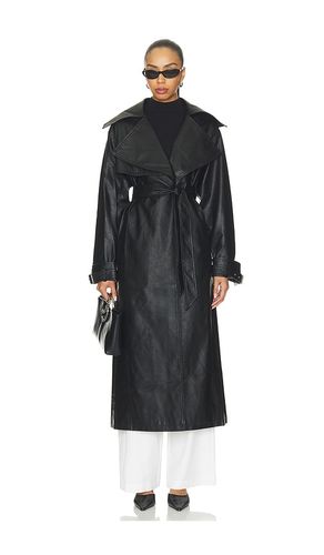 Astra Faux Leather Trench en . Taille L. Also en M, S, XL, XS, XXS - superdown - Modalova