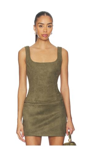 Patsie Faux Suede Top en . Taille L. Also en M, S, XS, XXS - superdown - Modalova