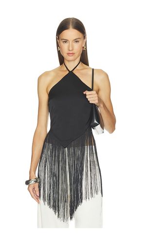Aila Fringe Halter Top en . Taille L. Also en S, XS - superdown - Modalova