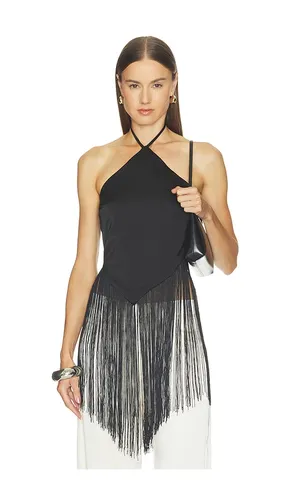 Aila Fringe Halter Top en . Taille XXS. Also en XS, S, M - superdown - Modalova