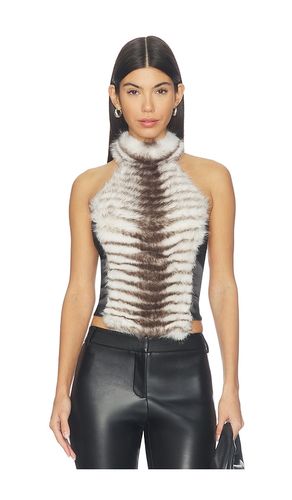 Jillian Faux Fur Top en & . Taille L. Also en M, S, XL, XS, XXS - superdown - Modalova