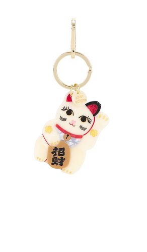 BRELOQUE DE SAC & PORTE-CLÉS CHAT MANEKI-NEKO PEINT À LA MAIN HAND-PAINTED MANEKI-NEKO CAT BAG CHARM & KEYCHAIN en - Solar Eclipse - Modalova