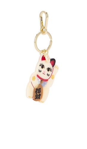 BRELOQUE DE SAC & PORTE-CLÉS CHAT MANEKI-NEKO PEINT À LA MAIN HAND-PAINTED MANEKI-NEKO CAT BAG CHARM & KEYCHAIN en - Solar Eclipse - Modalova