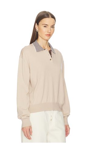 Marielle Long Sleeve Knit Polo en . Taille M. Also en S, XL - SRG - Modalova