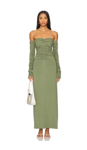 ROBE MAXI RUCHED LONG SLEEVE in . Size M, S, XS - SWF - Modalova