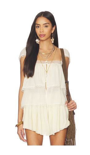 Lace Trim Babydoll Top en . Taille S. Also en M, L - SWF - Modalova