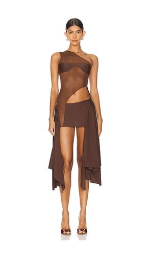 ROBE MINI UNE ÉPAULE DÉNUDÉE AVEC DÉCOUPE en . Taille L. Also en - Sketch-Y - Modalova