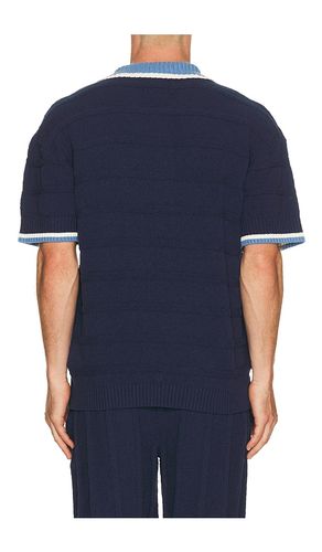 Structured Knitted Loose Fit Polo en . Taille S. Also en M, XL/1X, XXL/2X - Scotch & Soda - Modalova
