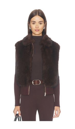 Meti Eco Fur Zip Cardigan en . Taille S. Also en M, L - Source Unknown - Modalova
