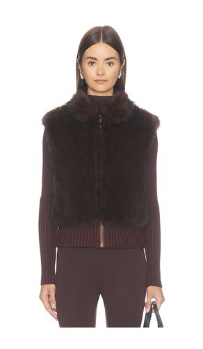 Meti Eco Fur Zip Cardigan en . Taille L. Also en M, S - Source Unknown - Modalova