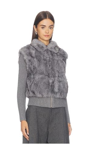 Meti Eco Fur Zip Cardigan en . Taille S. Also en M, L - Source Unknown - Modalova