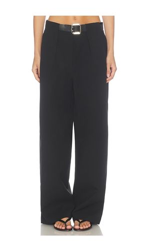 Matteo Belted Tuck Trousers en . Taille L. Also en M, S - Source Unknown - Modalova