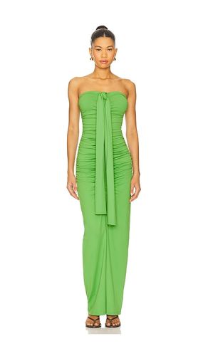 ROBE FENDUE AVEC NŒUD CENTRAL FRONCÉ en . Taille M. Also en - Susana Monaco - Modalova