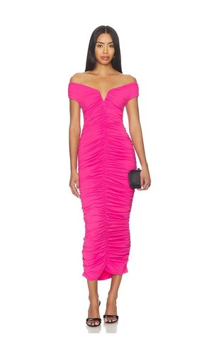 ROBE FRONCÉE AVEC ARMATURE V en . Taille L. Also en M, S, XS - Susana Monaco - Modalova
