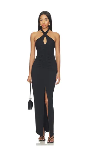 ROBE CROISÉE ET FRONCÉE DEVANT en . Taille L. Also en M, S, XS - Susana Monaco - Modalova