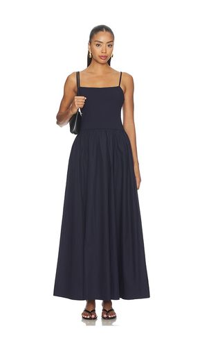 ROBE MAXI EN POPELINE À TAILLE BASSE ET CORDON en . Taille L. Also en S, XS - Susana Monaco - Modalova