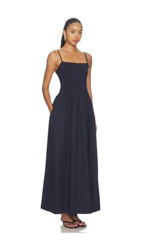 ROBE MAXI EN POPELINE À TAILLE BASSE ET CORDON en . Taille L. Also en S, XS - Susana Monaco - Modalova
