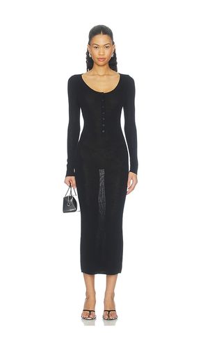 Light Merino Henley Longsleeve Dress en . Taille M. Also en S, XS - Susana Monaco - Modalova