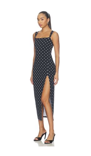 Polka Dot Angle Strap Slit Dress en . Taille XS. Also en S, M, L, XL - Susana Monaco - Modalova