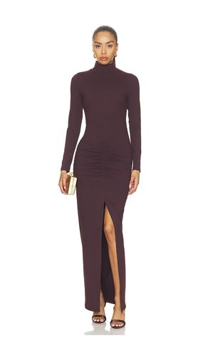 Mock Long Sleeve Slit Front Dress en . Taille L. Also en M, S, XS - Susana Monaco - Modalova