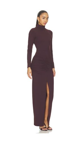 Mock Long Sleeve Slit Front Dress en . Taille L. Also en M, S, XS - Susana Monaco - Modalova