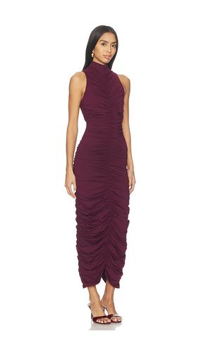 ROBE FRONCÉE À COL MONTANT (À EMPORTER) en . Taille S. Also en - Susana Monaco - Modalova