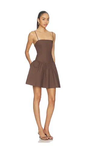 ROBE POPLIN STRING SMOCKING en . Taille L. Also en M, S, XS - Susana Monaco - Modalova