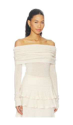 PULL CLAIR EN MÉRINOS À ÉPAULES DÉNUDÉES en . Taille L. Also en M, S, XL - Susana Monaco - Modalova