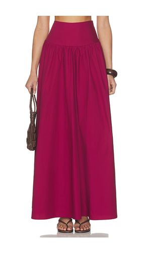 JUPE TAILLE BASSE EN POPELINE en . Taille XS. Also en S, M, L - Susana Monaco - Modalova