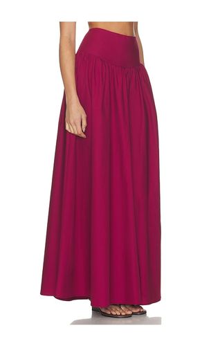 JUPE TAILLE BASSE EN POPELINE en . Taille XS. Also en S, M, L - Susana Monaco - Modalova
