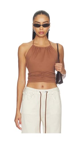 Halter Gathered Top Tie Neck en . Taille L. Also en M, S, XL, XS - Susana Monaco - Modalova