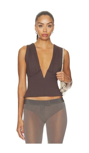 Low V Wire Tank en . Taille L. Also en M, S, XL - Susana Monaco - Modalova