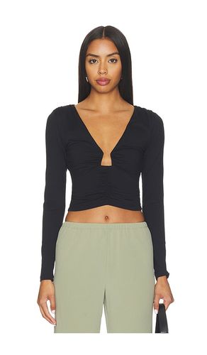 TOP MANCHES LONGUES FRONCÃES AVEC ARMATURE en . Taille M. Also en S, XS - Susana Monaco - Modalova