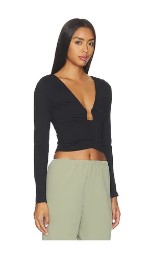 TOP MANCHES LONGUES FRONCÉES AVEC ARMATURE en . Taille L. Also en M, S, XL, XS - Susana Monaco - Modalova