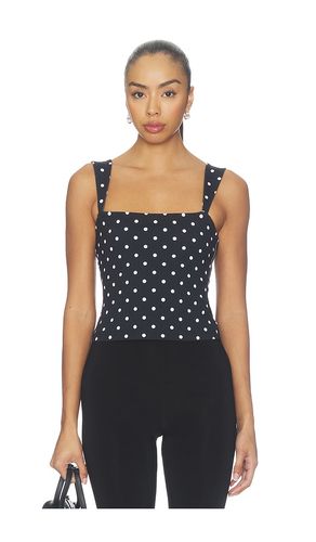 Polka Dot Angle Strap Top en . Taille XS. Also en S, M, L, XL - Susana Monaco - Modalova