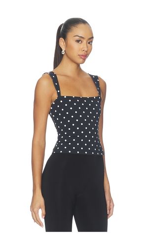 Polka Dot Angle Strap Top en . Taille XS. Also en S, M, L, XL - Susana Monaco - Modalova