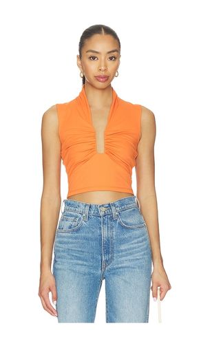 Square Gathered Sleeveless Top en . Taille S. Also en XL, XS - Susana Monaco - Modalova