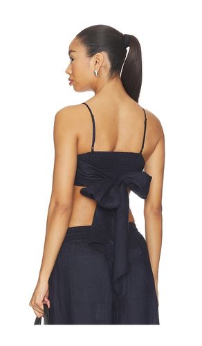 TOP EN LIN UNI AVEC LIEN AU DOS en . Taille M. Also en S, XL, XS - Susana Monaco - Modalova