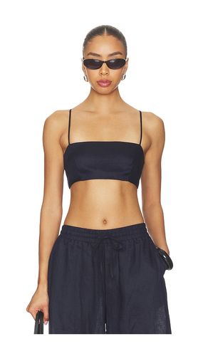 TOP EN LIN UNI AVEC LIEN AU DOS en . Taille S. Also en M, XL - Susana Monaco - Modalova
