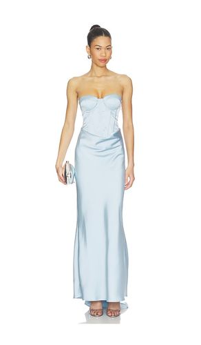 ROBE SATIN CORSET MAXI en . Taille 34. Also en 36, 38, 40 - ROTATE - Modalova