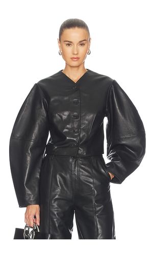 BLOUSON EN CUIR FITTED LEATHER JACKET en . Taille 32. Also en 34, 36, 38, 40 - ROTATE - Modalova