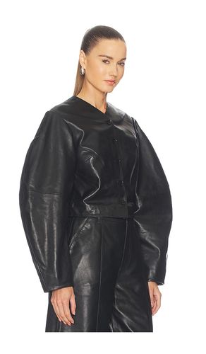 BLOUSON EN CUIR FITTED LEATHER JACKET en . Taille 32. Also en 34, 36, 38, 40 - ROTATE - Modalova