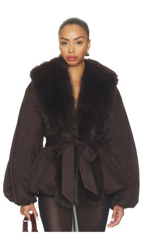 Faux Fur Collar Jacket en . Taille 32. Also en 34, 36, 38, 40 - ROTATE - Modalova