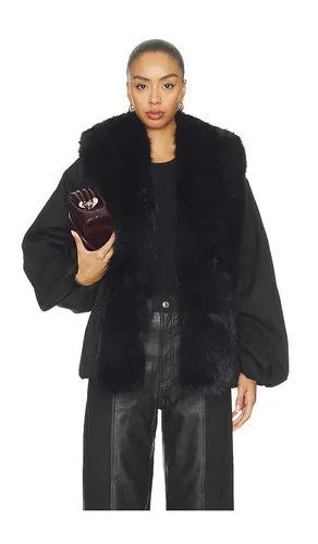 BLOUSON AVEC COL IMITATION FOURRURE en . Taille 32. Also en 34, 36, 38, 40 - ROTATE - Modalova
