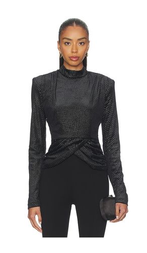 TOP DRAPÉ EN VELOURS en . Taille 32. Also en 34 - ROTATE - Modalova